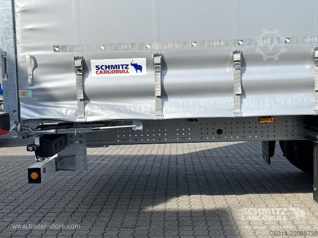 Open semitrailer with tarp Schmitz Cargobull Curtainsider Mega Getränke