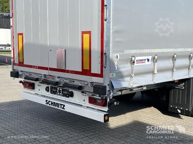 Open semitrailer with tarp Schmitz Cargobull Curtainsider Mega Getränke