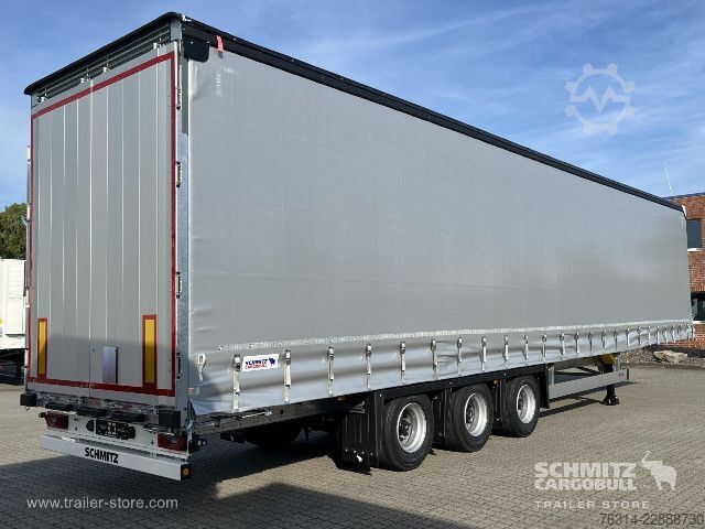 Open semitrailer with tarp Schmitz Cargobull Curtainsider Mega Getränke