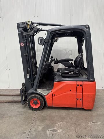 Electric 3-wheel forklift Linde E 16 C-01 Triplex Batterie Bj.22