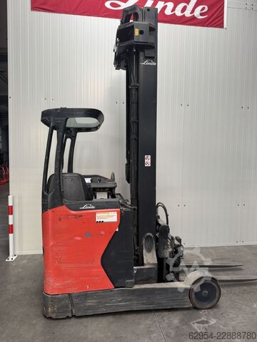 Reach Truck Linde R20 -01Triplex Klammergabel