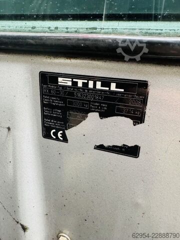 Electric 4-wheel forklift Still RX60-30 Duplex Batterie 70%