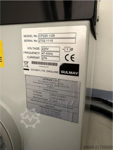 X-ray device, X-ray generator, X-ray beam Gulmay CP225-1/29