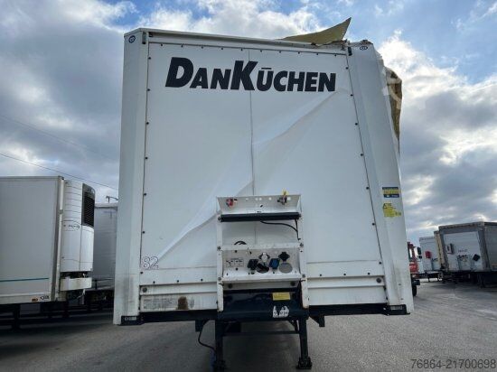 Box semitrailer KRONE SE 1-ACHS DRY LINER KOFFERAUFLIEGER