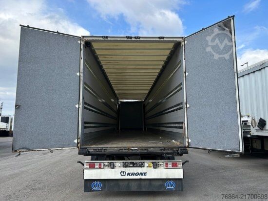 Box semitrailer KRONE SE 1-ACHS DRY LINER KOFFERAUFLIEGER