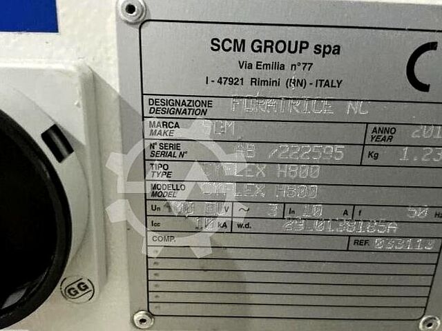 Gang drilling machine SCM Cyflex H800