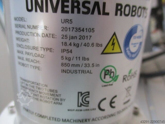 Industrieroboter Cobot Universal Robots UR5