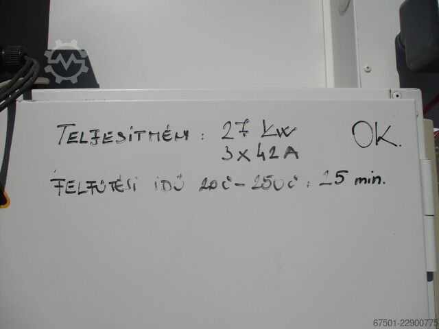 Stikkenofen Kammerofen Heraeus 250 C ° elektrisch Industrieofen NTU 100/50 (3549)