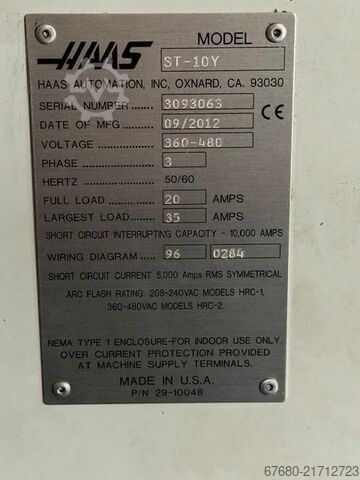 CNC-Dreh- und Fräszentrum Haas ST-10Y