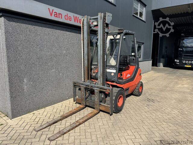 Linde H30D Duplo 375 mit Seitenschieber / Gabelversteller, Deutz Diesel, Baujahr 1995 LINDE H30D Duplo 375 Sideshift / Vorkversteller Deutz Diesel 1995
