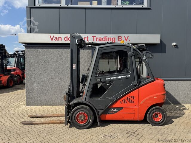 Linde H35D-02 Duplo 370 Freihub / Seitenschieber / Gabelversteller VW Diesel 2018 LINDE H35D-02 Duplo 370 Freelift / Sideshift / Vorkversteller VW Diesel 2018