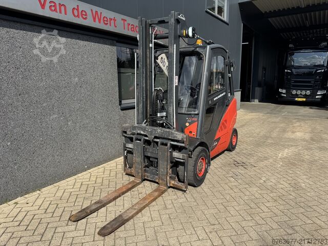Linde H35D-02 Duplo 370 Freihub / Seitenschieber / Gabelversteller VW Diesel 2018 LINDE H35D-02 Duplo 370 Freelift / Sideshift / Vorkversteller VW Diesel 2018