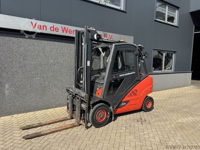 Linde H35D-02 Duplo 370 Freihub / Seitenschieber / Gabelversteller VW Diesel 2018 LINDE H35D-02 Duplo 370 Freelift / Sideshift / Vorkversteller VW Diesel 2018