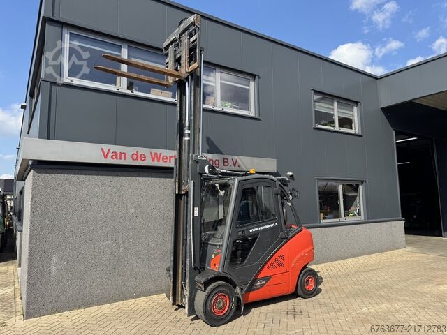 Linde H35D-02 Duplo 370 Freihub / Seitenschieber / Gabelversteller VW Diesel 2018 LINDE H35D-02 Duplo 370 Freelift / Sideshift / Vorkversteller VW Diesel 2018