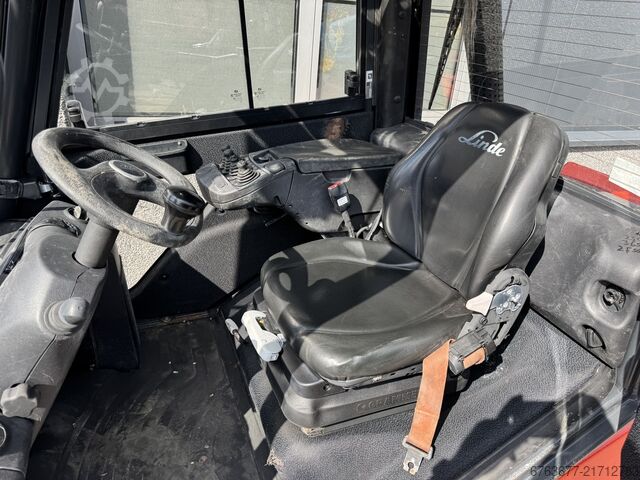 Linde H35D-02 Duplo 370 Freihub / Seitenschieber / Gabelversteller VW Diesel 2018 LINDE H35D-02 Duplo 370 Freelift / Sideshift / Vorkversteller VW Diesel 2018