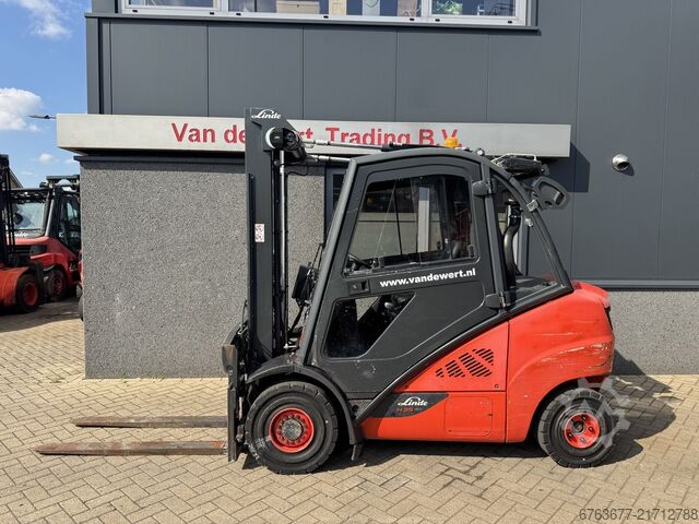 Linde H35D-02 Duplo 370 Freihub / Seitenschieber / Gabelversteller VW Diesel 2018 LINDE H35D-02 Duplo 370 Freelift / Sideshift / Vorkversteller VW Diesel 2018