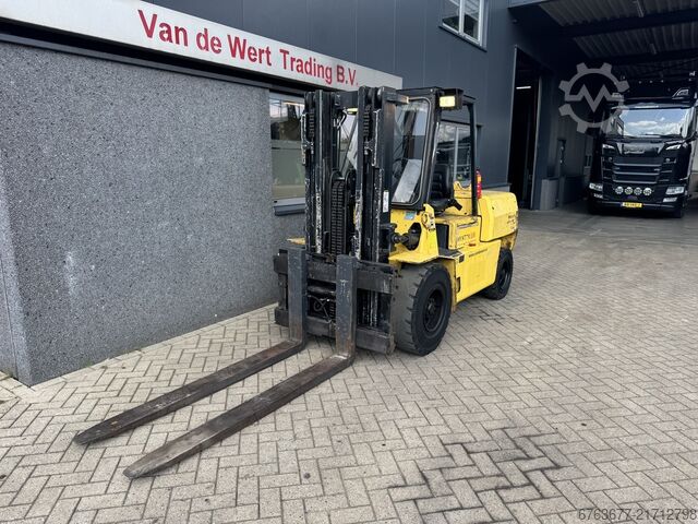 Hyster H5.00XL Triplex 400 Freelift / Sideshift Perkins Diesel 1998 HYSTER H5.00XL Triplo 400 Freelift / Sideshift Perkins Diesel 1998