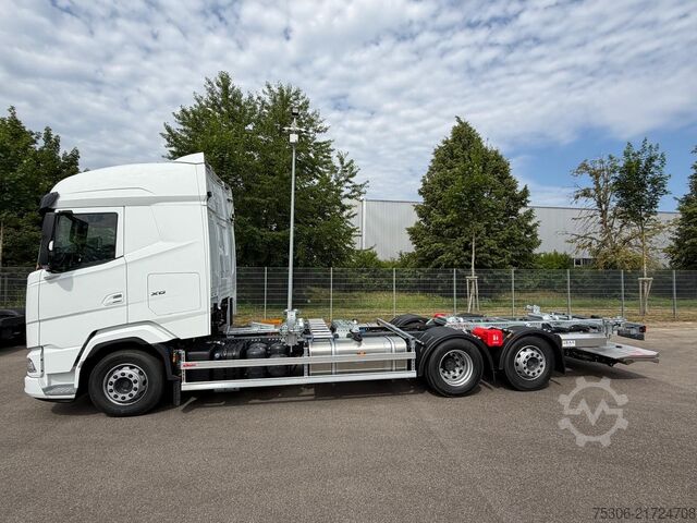 Swap body truck DAF FAN XG 480 Multiwechsler 1120-1320 Ladebordwand