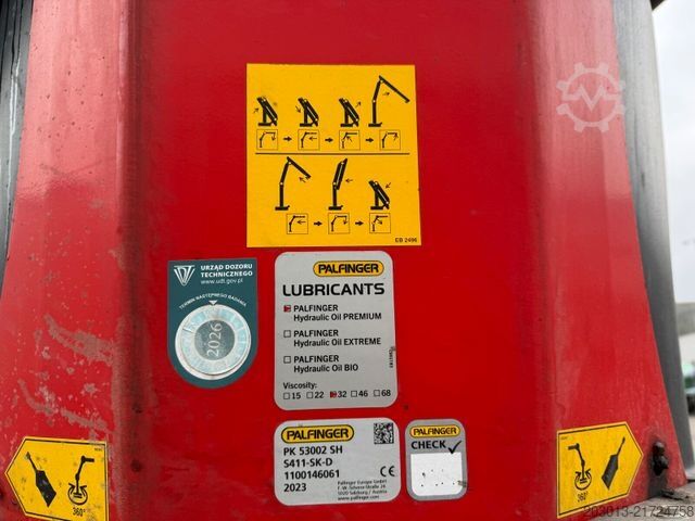 Autokran SCANIA R500 6x4 Pritsche mit Kran Palfinger PK53002 SH