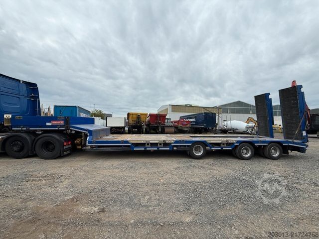 Low loader semitrailer LANGENDORF SATÜ 30-10,0M Tieflader 3 Achse - mit Radmulden