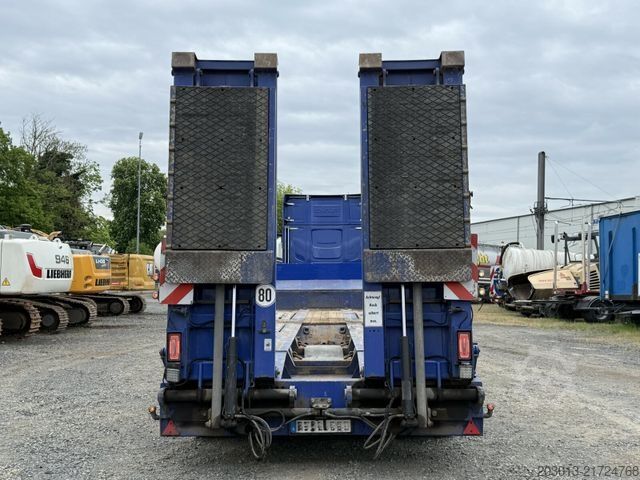Low loader semitrailer LANGENDORF SATÜ 30-10,0M Tieflader 3 Achse - mit Radmulden
