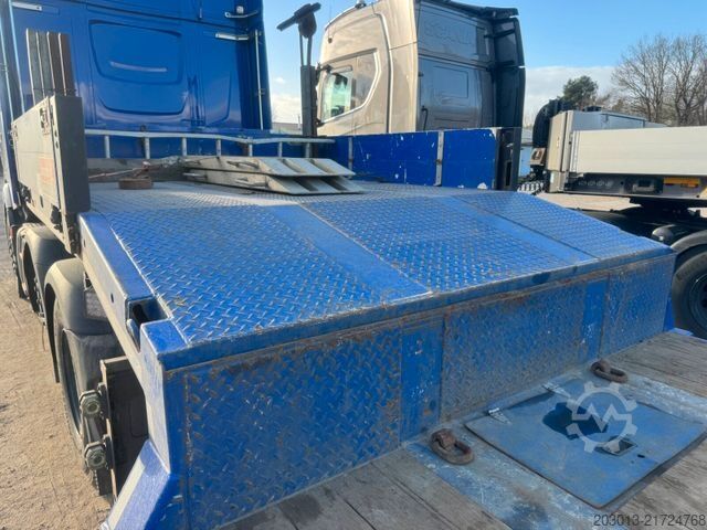 Low loader semitrailer LANGENDORF SATÜ 30-10,0M Tieflader 3 Achse - mit Radmulden