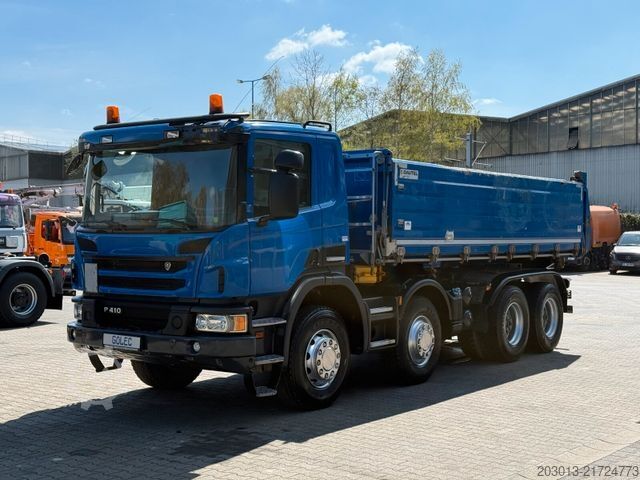 Kipper LKW SCANIA P 410 8x4 Dreiseitenkipper DAUTEL