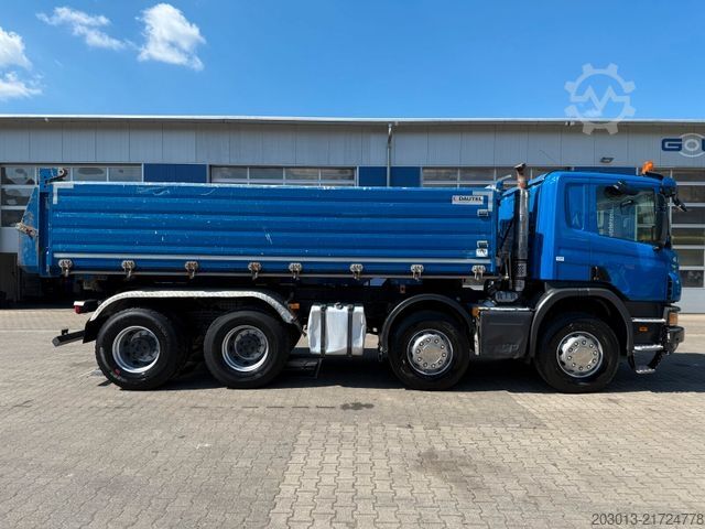 Dreiseitenkipper LKW SCANIA P 410 8x4 Dreiseitenkipper DAUTEL