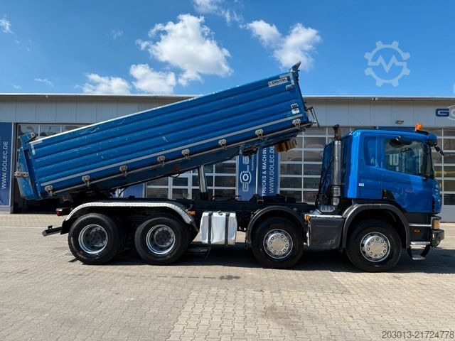 Dreiseitenkipper LKW SCANIA P 410 8x4 Dreiseitenkipper DAUTEL