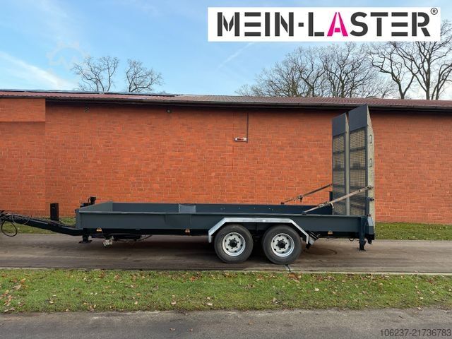 Low loader trailer OBERMAIER Tieflader (6m) Rampen T119S NL 8.750 kg TOP