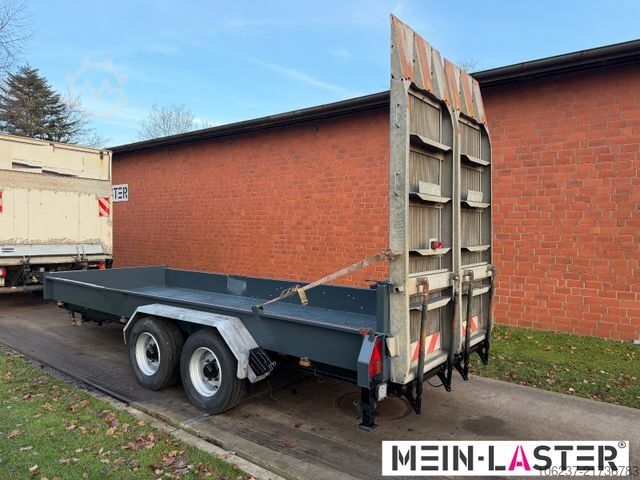 Low loader trailer OBERMAIER Tieflader (6m) Rampen T119S NL 8.750 kg TOP