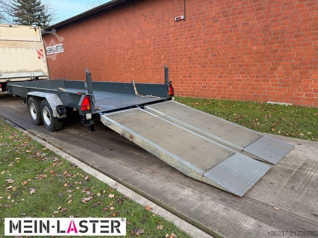 Low loader trailer OBERMAIER Tieflader (6m) Rampen T119S NL 8.750 kg TOP