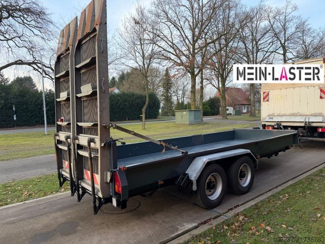Low loader trailer OBERMAIER Tieflader (6m) Rampen T119S NL 8.750 kg TOP
