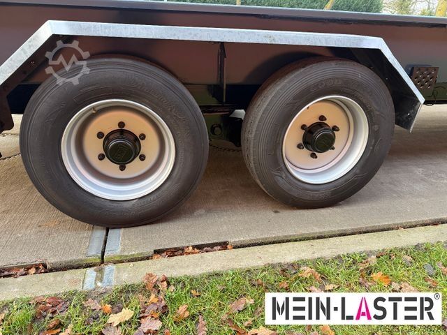 Low loader trailer OBERMAIER Tieflader (6m) Rampen T119S NL 8.750 kg TOP