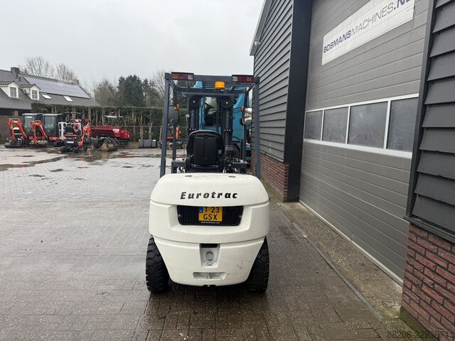  EUROTRAC FE30 ECO heftruck NIEUW met vorkenverspreider