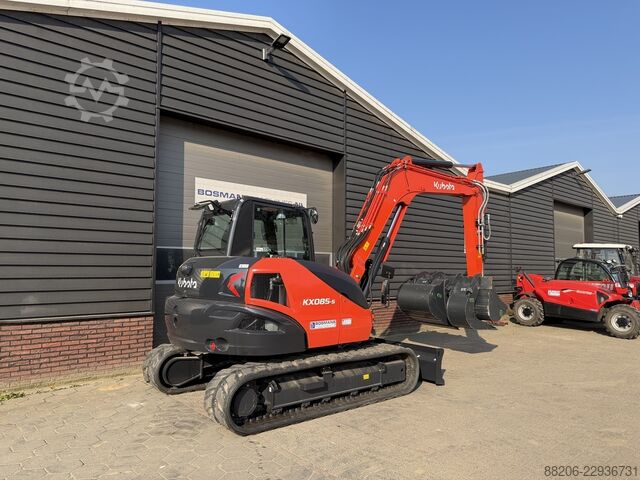  KUBOTA KX085-5 rupsgraafmachine NIEUW €1350 LEASE