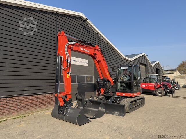  KUBOTA KX085-5 rupsgraafmachine NIEUW €1350 LEASE