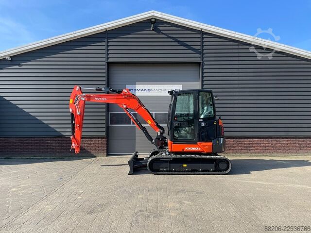  KUBOTA KX060 HI AIRCO minigraver NIEUW €999 LEASE