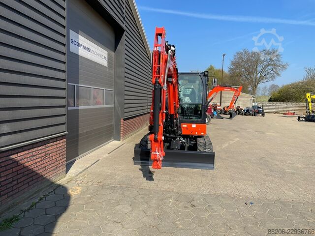  KUBOTA KX060 HI AIRCO minigraver NIEUW €999 LEASE