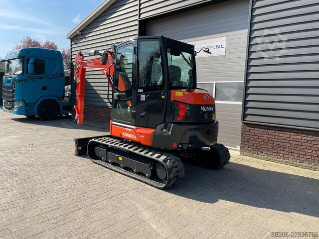  KUBOTA KX060 HI AIRCO minigraver NIEUW €999 LEASE