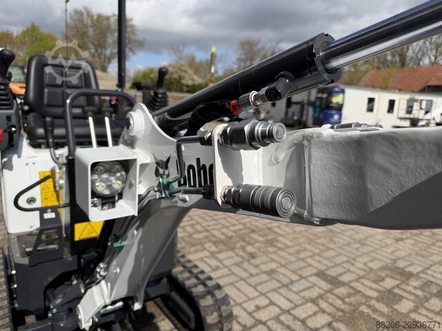  BOBCAT E10 z minigraver NIEUW SLOOP / SORTEER functie hydraulische wissel + 3 bakken