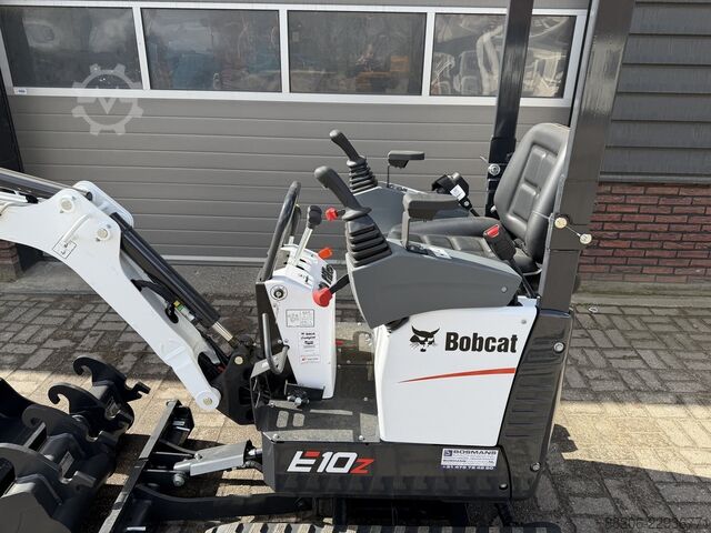  BOBCAT E10 z minigraver NIEUW SLOOP / SORTEER functie hydraulische wissel + 3 bakken