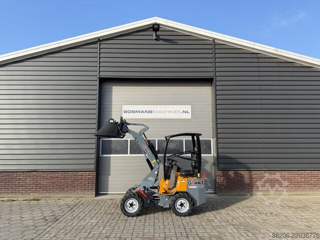  GIANT G1100 G1200 minishovel NIEUW budget uitvoering €345 LEASE