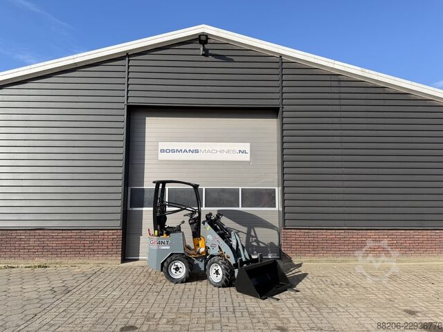  GIANT G1100 G1200 minishovel NIEUW budget uitvoering €345 LEASE