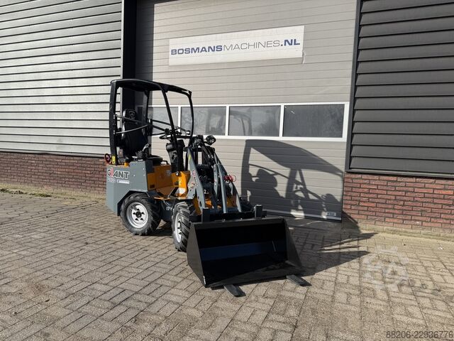  GIANT G1100 G1200 minishovel NIEUW budget uitvoering €345 LEASE