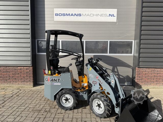  GIANT G1100 G1200 minishovel NIEUW budget uitvoering €345 LEASE