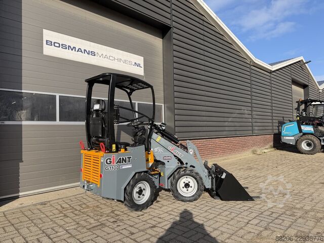  GIANT G1100 G1200 minishovel NIEUW budget uitvoering €345 LEASE