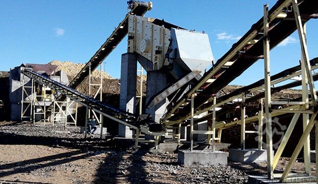 Brechanlagen Stone crushing production line Stone crushing screening plant