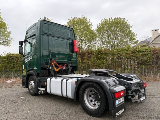 Standard tractor unit SCANIA R410 Tacho Gen2 / Blatt-Luft