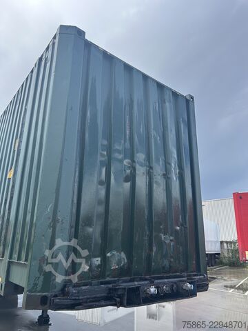 Container transport Krone Box Liner / Chassis + 45 Ft High Cube Container...